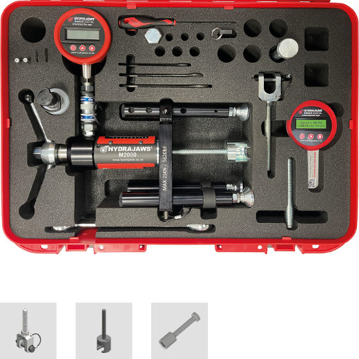 M2000 Scaffold Tie Tester Kit case contents