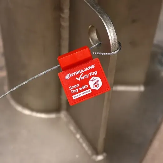 VERIFY TAG RED HYDRAJAWS (PACK OF 100) SUB ASM