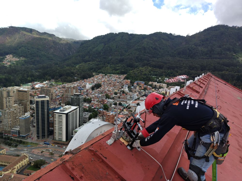 Verifying fixings on a commercial construction site in Sydney